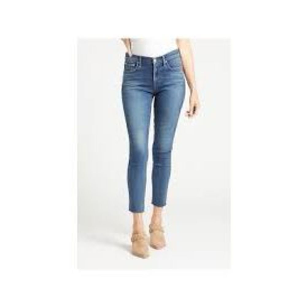 AGOLDE Jeans Sophie High Rise Crop Raw Hem size 24 $158.00